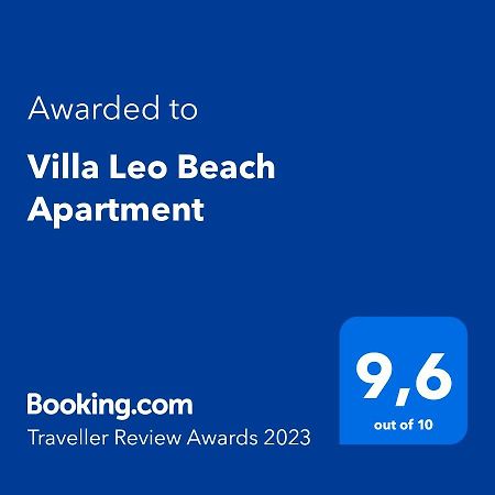 Villa Leo Beach Apartment Podgora Kültér fotó